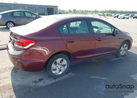 2013 Honda Civic Lx z USA, uszkodzony, nr VIN 19XFB2F50DE049876